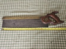 A Beautiful Brass  Tenon Saw By W.Tyzack Sons & Turner 14" Blade