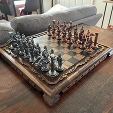 Antique Pegasus Chess Set