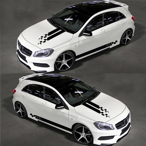 5pcs racing car side - side, long