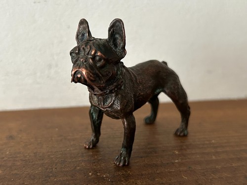 Small bronze french bulldog - bronze,