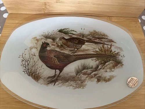 Vintage chance glass oval - vintage,