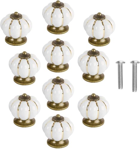 Pofet 10pcs ceramic door knobs - ceramic,