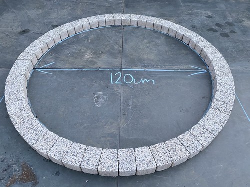 120cm garden circle edging - 120cm,