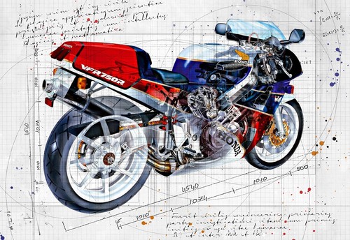 Honda vfr750r technical line - honda,