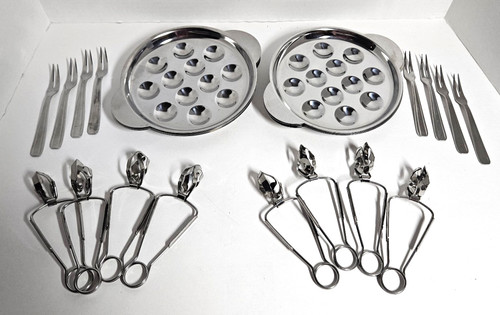 Set vintage escargot - of,