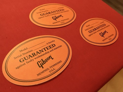 Gibson memphis orange oval - gibson,