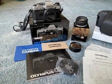 Olympus OM-10 Black 35mm SLR