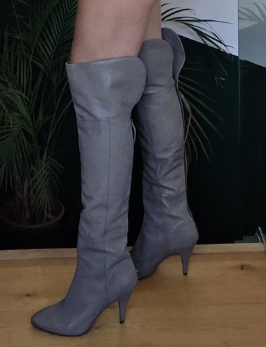 Zara quality grey leather - zara,