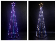 Outdoor Christmas Decoration Tree - Maypole LED Multi/Warm White/Ice White