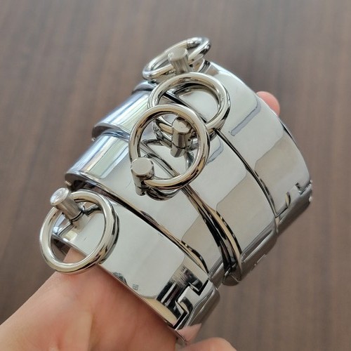 Metal handcuffs ankle cuffs - handcuffs,