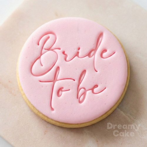 Bride fondant stamp - bride, be