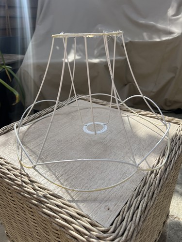 Vintage lampshade wire frame - vintage,