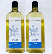 Bath & Body Works Aromatherapy Body Wash & Foam Bath Lavender Sleep x 2