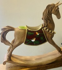 Stunning Wooden Large Rocking