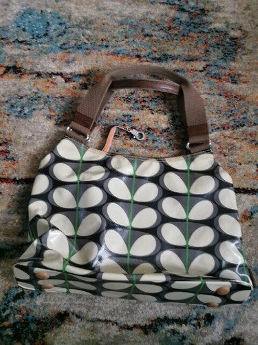 Orla kiely shoulder bag green - kiely,