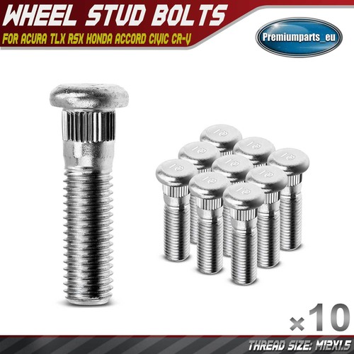 10x wheel studs front - studs, for