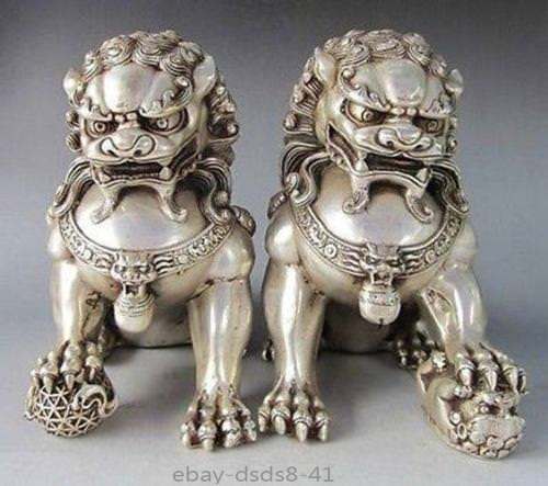 5cm chinese silver bronze - chinese,