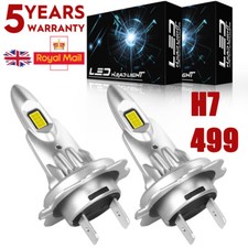 For Honda Civic MK8 FN FN2 R 2005-2011 H7 LED Headlight Bulbs White Lamp Light