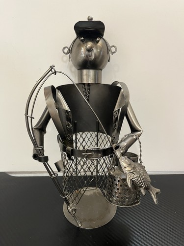 Fishing wine bottle holder - fishing,