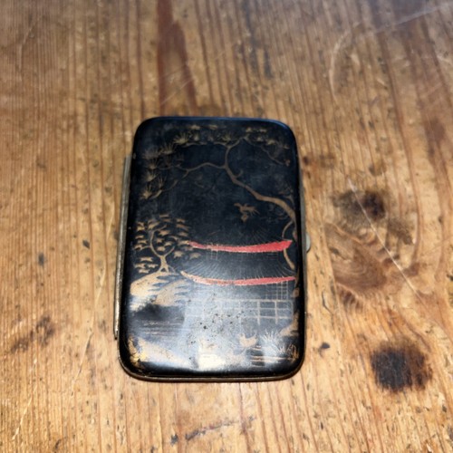 Vintage japanese tin cigarette - vintage,