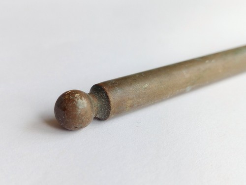 Antique brass stair rod round - brass, rod,