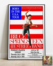 Bruce Springsteen - Wembley 1985 Tour Poster - Up To 36"