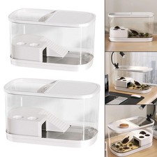 Turtle Tank Resting Sturdy Terrapin Tortoise Enclosure Starter Indoor Decor