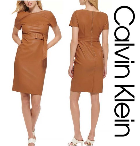 Nwt calvin klein luggage brown - calvin,