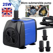 Submersible Water Pump Fish Tank Aquarium Feature Pond Fountain 1500 Litres/Hr※