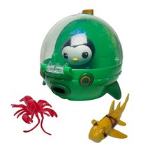 Octonauts Gup E Submarine Peso Figure Fish Toy Green Cargo Ambulance 2012 Mattel
