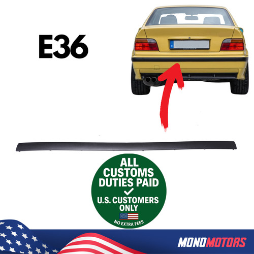 Bumper center trim - style, for