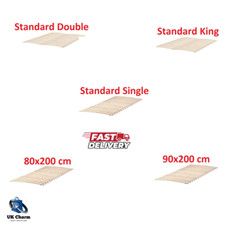 NEW IKEA LURÖY Slatted Bed Base Single Double King Size Options Flexible Wood