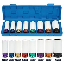 8Pcs Alloy Wheel Nut Socket