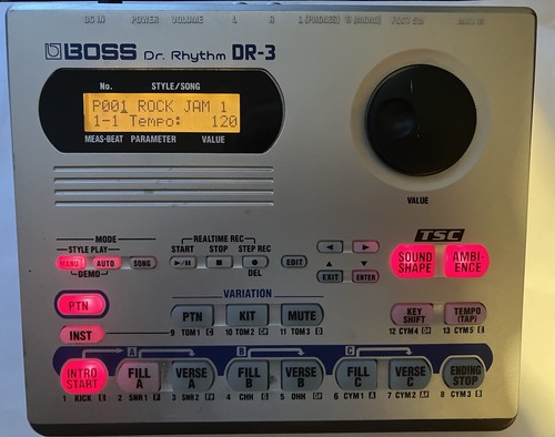 Boss rhythm 3 drum - boss, dr-3