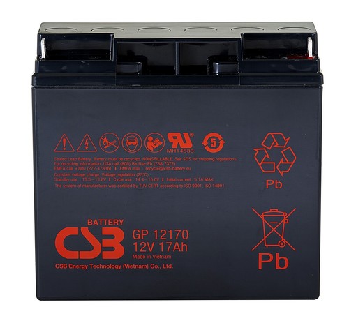 Csb 12170 12v 17ah - csb, sealed