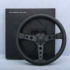 MOMO Prototipo P5 Black Edition 350mm 14' Genuine Leather Sport Steering Wheel