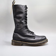 Dr. Martens 1B99 Virginia Leather Mid Calf Boots Women's / Men's Lace High Boot