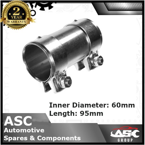 Double clamp exhaust connector - clamp,