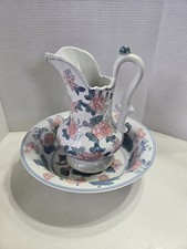 Water Pitcher And Bowl Set