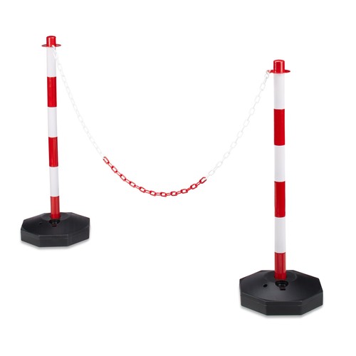 Mobile barrier posts - 6x,