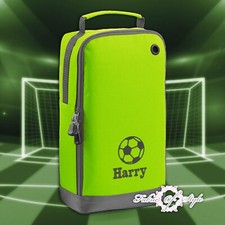 Personalised Printed Shoe Bag Football Boot Bag Boys Girls Customised Kids