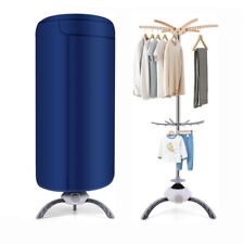 UK Electric Heated Clothes Airer Dryer Machine with Cover Indoor Use 10kg 1000W