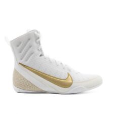 Nike Machomai 3 Boxing Shoes Boxing Boots Training Ring Shoe White-Gold 100