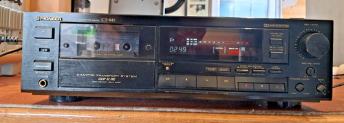 Pioneer 445 tape deck - tape, black