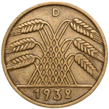 1932 D Germany 10