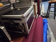 19" 6U Rack Flight Case with Strong Ply Construction & Removable Lids