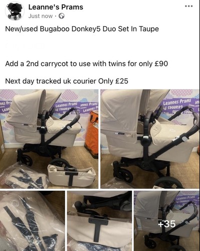 Bugaboo donkey duo - donkey,
