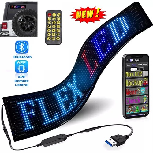 Flexible usb car sign display - usb,