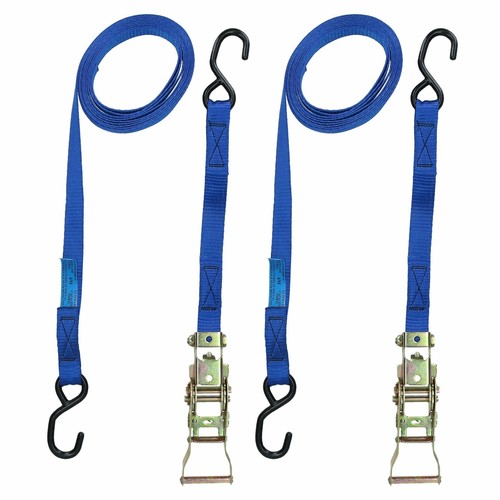 Blue ratchet strap tie down - blue,