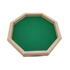 Octagonal felted dice track 35